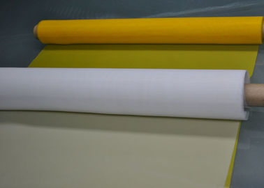 Malla 100% del poliéster del monofilamento para la impresión de materia textil 120T - 34 colores blancos/del amarillo