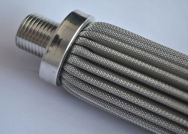 Cartucho de filtro de malla del acero inoxidable/filtros de malla de alambre del metal de alta resistencia