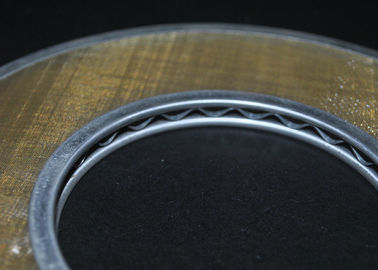 Disco de cobre amarillo del filtro de malla de alambre que apoya para filtrar, resistente a la corrosión