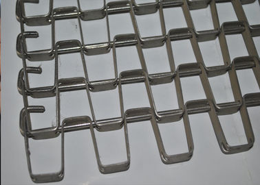 Banda transportadora de la malla de cadena del acero inoxidable del panal para la resistencia de desgaste que cuece
