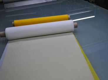 China Malla blanca de la impresión del poliéster de 150 micrones con armadura llana y resistencia de desgaste proveedor