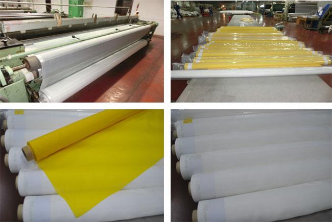 Malla de la impresión del poliéster del monofilamento para la materia textil/PWB, anchura del 1.15-3.6m