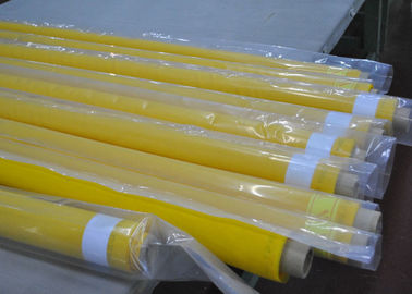 China Tela de la pantalla de malla del poliéster del hilo del amarillo 80 para la impresión de materia textil, anchura de los 250cm proveedor