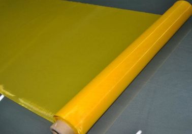 China Rollo amarillo 62&quot; de la malla de la impresión de la pantalla de la materia textil anchura sin el tratamiento superficial proveedor