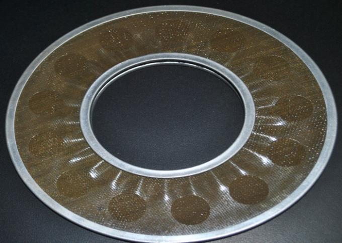 Forma redonda del disco del filtro de malla de alambre del acero inoxidable de las industrias con el agujero