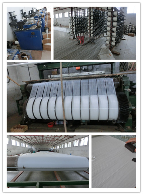 Blanco de la correa de la malla del poliéster del tratamiento de Wasterwater para filtrar, 0.5-1.1m m